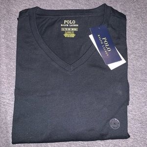 Black classic fit Ralph Lauren v-neck